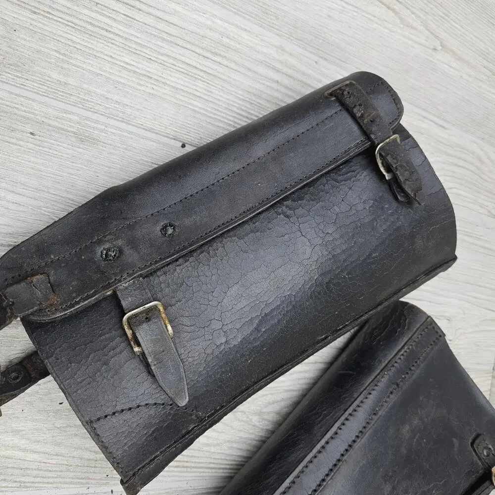 Vintage Leather Riding‎ Boot Guards Equestrian